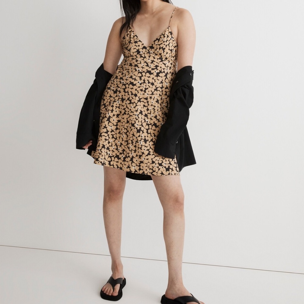 MADEWELL NEW Layton Mini Slip Dress
